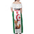 Custom Algeria Football Off Shoulder Maxi Dress Go Fennec Foxes - Wonder Print Shop