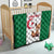 Custom Algeria Football Quilt Go Fennec Foxes - Wonder Print Shop