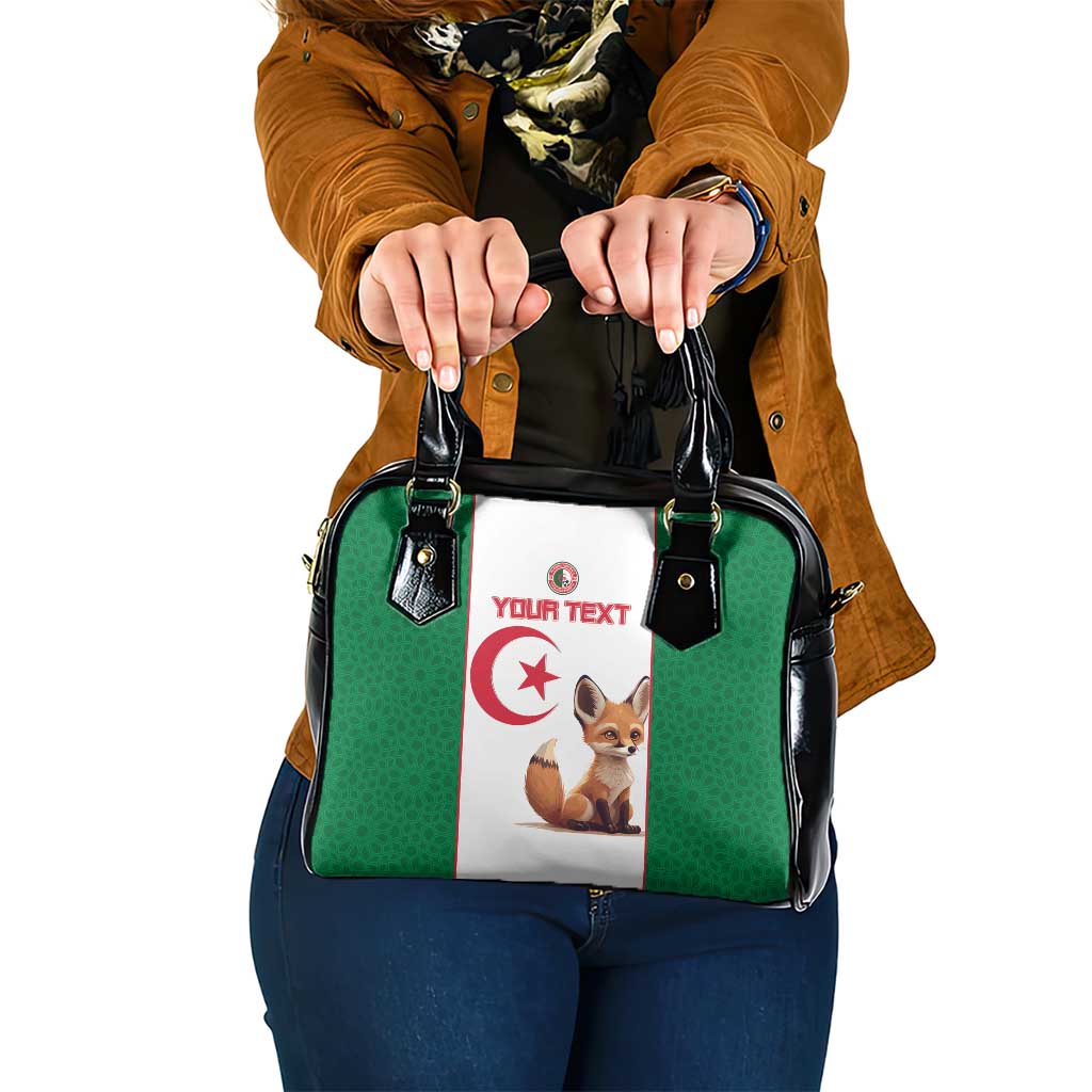 Custom Algeria Football Shoulder Handbag Go Fennec Foxes - Wonder Print Shop