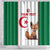 Custom Algeria Football Shower Curtain Go Fennec Foxes - Wonder Print Shop