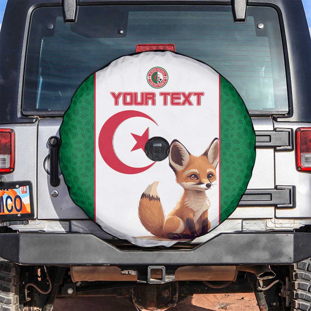 Custom Algeria Football Spare Tire Cover Go Fennec Foxes - Wonder Print Shop