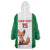 Custom Algeria Football Wearable Blanket Hoodie Go Fennec Foxes