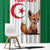 Custom Algeria Football Window Curtain Go Fennec Foxes - Wonder Print Shop