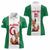 Custom Algeria Football Women Polo Shirt Go Fennec Foxes - Wonder Print Shop