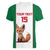 Custom Algeria Football Women V-Neck T-Shirt Go Fennec Foxes - Wonder Print Shop