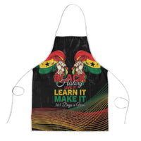 Ghana Black History Month Apron Live It Learn It Make It - Wonder Print Shop