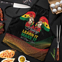 Ghana Black History Month Apron Live It Learn It Make It - Wonder Print Shop