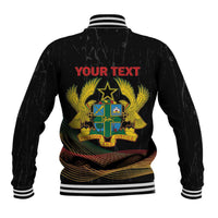 Personalized Ghana Black History Month Baseball Jacket Live It Learn It Make It - Wonder Print Shop