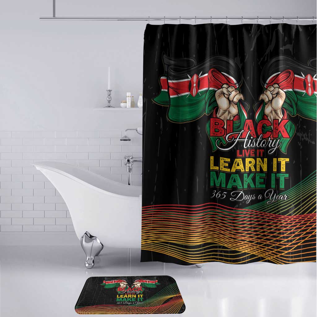 Kenya Black History Month Bathroom Set Live It Learn It Make It - Wonder Print Shop