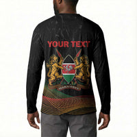 Personalized Kenya Black History Month Button Sweatshirt Live It Learn It Make It