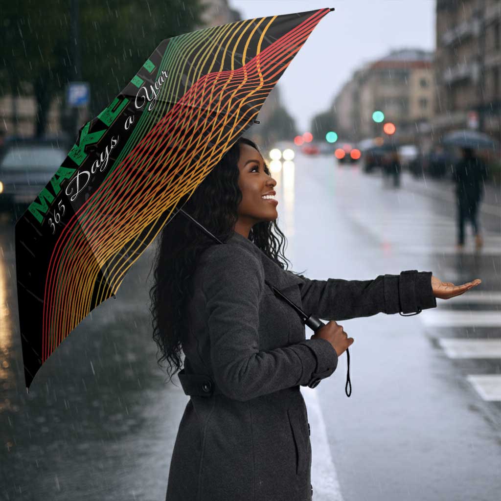 Kenya Black History Month Umbrella Live It Learn It Make It - Wonder Print Shop