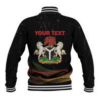 Personalized Nigeria Black History Month Baseball Jacket Live It Learn It Make It - Wonder Print Shop