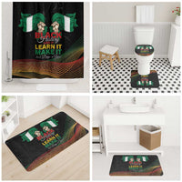 Nigeria Black History Month Bathroom Set Live It Learn It Make It - Wonder Print Shop