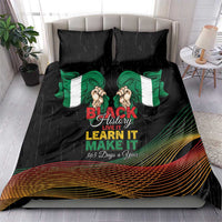 Nigeria Black History Month Bedding Set Live It Learn It Make It - Wonder Print Shop