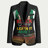 Personalized Nigeria Black History Month Blazer Live It Learn It Make It - Wonder Print Shop
