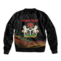 Personalized Nigeria Black History Month Bomber Jacket Live It Learn It Make It - Wonder Print Shop