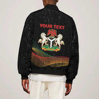 Personalized Nigeria Black History Month Bomber Jacket Live It Learn It Make It - Wonder Print Shop