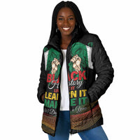Personalized Nigeria Black History Month Padded Jacket Live It Learn It Make It - Wonder Print Shop