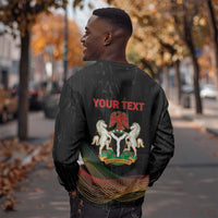 Personalized Nigeria Black History Month Sweatshirt Live It Learn It Make It - Wonder Print Shop