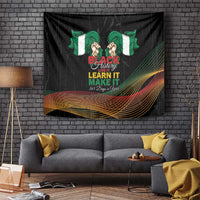 Nigeria Black History Month Tapestry Live It Learn It Make It - Wonder Print Shop