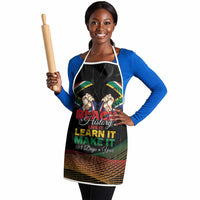 South Africa Black History Month Apron Live It Learn It Make It - Wonder Print Shop