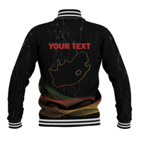 Personalized South Africa Black History Month Baseball Jacket Live It Learn It Make It - Wonder Print Shop