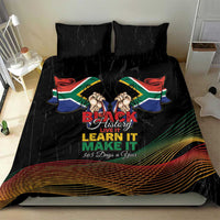 South Africa Black History Month Bedding Set Live It Learn It Make It - Wonder Print Shop
