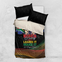 South Africa Black History Month Bedding Set Live It Learn It Make It - Wonder Print Shop