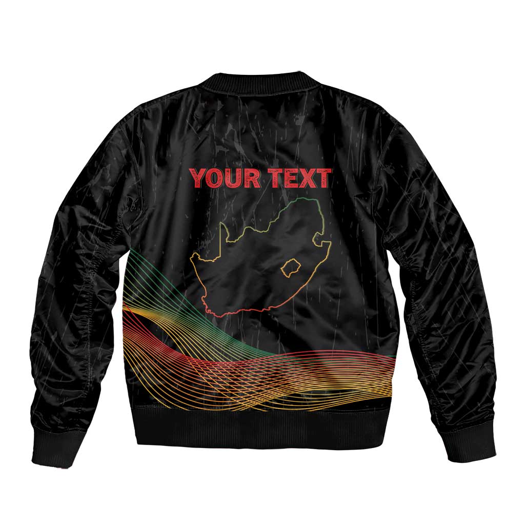 Personalized South Africa Black History Month Bomber Jacket Live It Learn It Make It - Wonder Print Shop