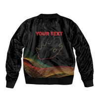 Personalized South Africa Black History Month Bomber Jacket Live It Learn It Make It - Wonder Print Shop