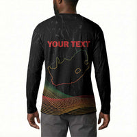 Personalized South Africa Black History Month Button Sweatshirt Live It Learn It Make It