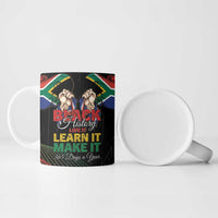 Personalized South Africa Black History Month Ceramic Mug Live It Learn It Make It - Wonder Print Shop