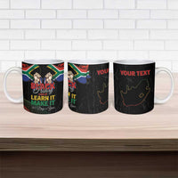 Personalized South Africa Black History Month Ceramic Mug Live It Learn It Make It - Wonder Print Shop