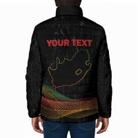 Personalized South Africa Black History Month Padded Jacket Live It Learn It Make It - Wonder Print Shop