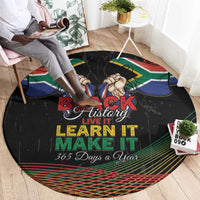 South Africa Black History Month Round Carpet Live It Learn It Make It - Wonder Print Shop