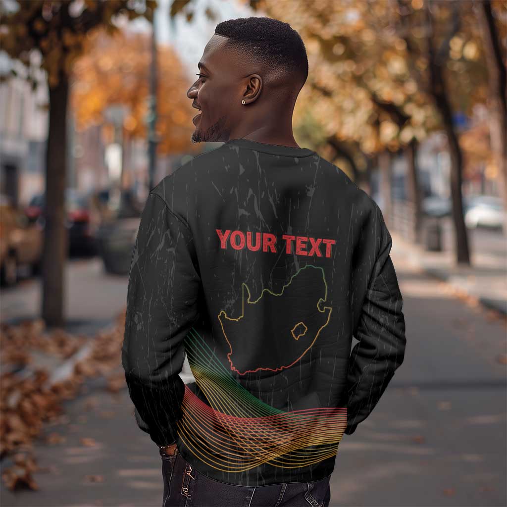 Personalized South Africa Black History Month Sweatshirt Live It Learn It Make It - Wonder Print Shop