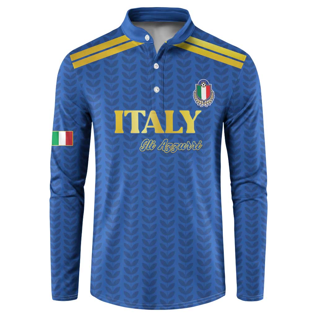 Custom Italy Football 2026 Button Sweatshirt Road To Champions - Wonder Print Shop