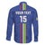 Custom Central African Republic Football Family Matching Off Shoulder Short Dress and Hawaiian Shirt Go Les Fauves Go