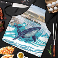 South Africa Whale Apron Hermanus Fest - Wonder Print Shop