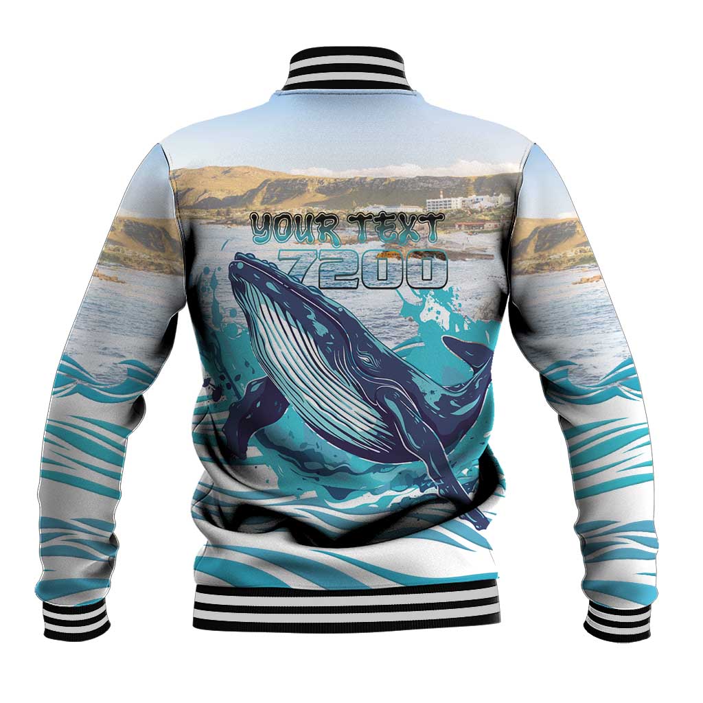 Personalized South Africa Whale Baseball Jacket Hermanus Fest - Wonder Print Shop