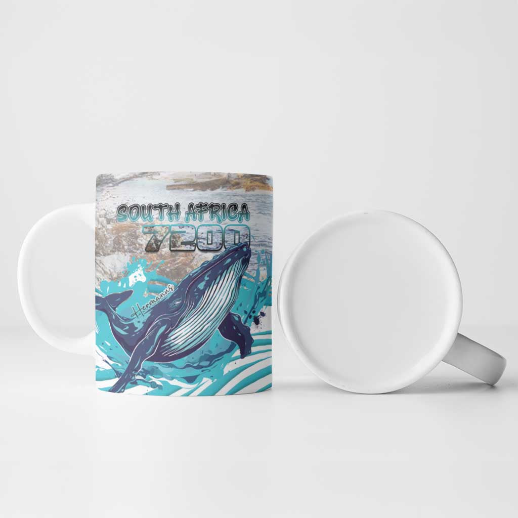 Personalized South Africa Whale Ceramic Mug Hermanus Fest - Wonder Print Shop