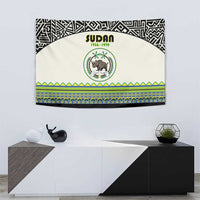 Sudan 1956-1970 Tapestry With African Pattern - Wonder Print Shop