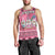 Personalised Germany Christmas Men Tank Top Cute Pink Gnome Frohe Weihnachten - Wonder Print Shop