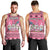 Personalised Germany Christmas Men Tank Top Cute Pink Gnome Frohe Weihnachten - Wonder Print Shop