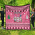 Personalised Germany Christmas Quilt Cute Pink Gnome Frohe Weihnachten - Wonder Print Shop