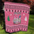 Personalised Germany Christmas Quilt Cute Pink Gnome Frohe Weihnachten - Wonder Print Shop