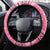 Germany Christmas Steering Wheel Cover Cute Pink Gnome Frohe Weihnachten