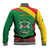 Personalised Burkina Faso Republic Day Baseball Jacket Happy 66th Anniversary with White Stallion - Wonder Print Shop