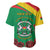 Personalised Burkina Faso Republic Day Baseball Jersey Happy 66th Anniversary with White Stallion - Wonder Print Shop