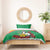 Personalised Burkina Faso Republic Day Bedding Set Happy 66th Anniversary with White Stallion - Wonder Print Shop